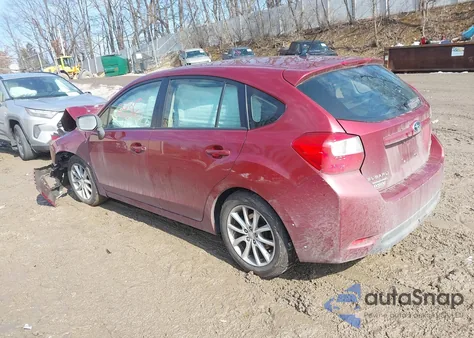2014 Subaru Impreza 2.0I Premium из США, поврежденный, VIN JF1GPAC65E8232320